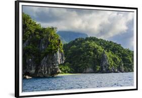 The Cliffs around Puerto Princessa Underground River, Palawan, Philippines-Michael Runkel-Framed Premium Photographic Print