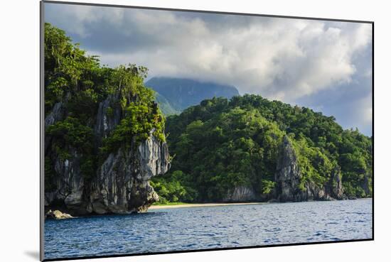 The Cliffs around Puerto Princessa Underground River, Palawan, Philippines-Michael Runkel-Mounted Photographic Print