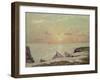 The Cliffs at Belle Ile, 1913 (Oil on Canvas)-Maxime Emile Louis Maufra-Framed Giclee Print