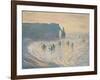 The Cliffs at Etretat, 1886-Claude Monet-Framed Giclee Print