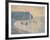 The Cliffs at Etretat, 1886-Claude Monet-Framed Giclee Print