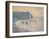 The Cliffs at Etretat, 1886-Claude Monet-Framed Giclee Print