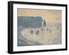 The Cliffs at Etretat, 1886-Claude Monet-Framed Giclee Print