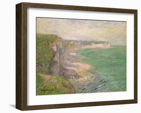 The Cliffs at Fecamp, C.1920-Gustave Loiseau-Framed Giclee Print