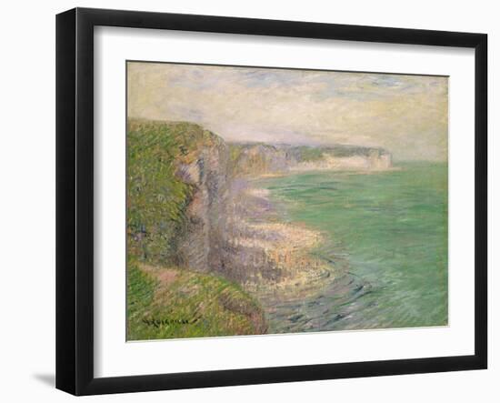 The Cliffs at Fecamp, C.1920-Gustave Loiseau-Framed Giclee Print