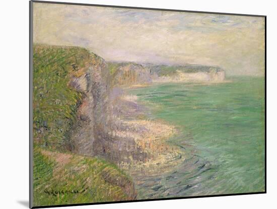 The Cliffs at Fecamp, C.1920-Gustave Loiseau-Mounted Giclee Print