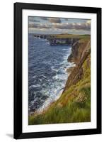 The cliffs at Loop Head, near Kilkee, County Clare, Munster, Republic of Ireland, Europe-Nigel Hicks-Framed Photographic Print