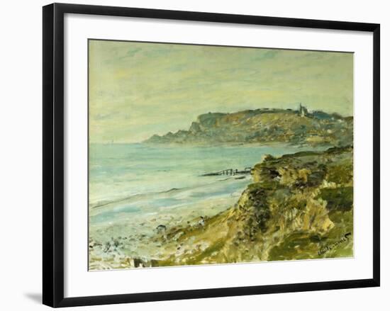 The Cliffs at Saint Adresse; La Falaise De Saint Adresse, 1873-Claude Monet-Framed Giclee Print