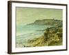 The Cliffs at Saint Adresse; La Falaise De Saint Adresse, 1873-Claude Monet-Framed Giclee Print