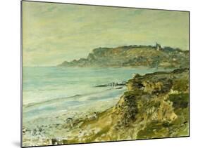 The Cliffs at Saint Adresse; La Falaise De Saint Adresse, 1873-Claude Monet-Mounted Giclee Print