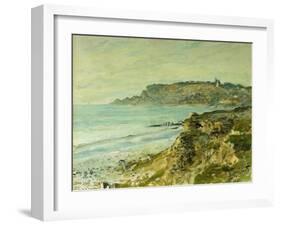 The Cliffs at Saint Adresse; La Falaise De Saint Adresse, 1873-Claude Monet-Framed Giclee Print