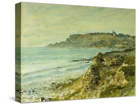 The Cliffs at Saint Adresse; La Falaise De Saint Adresse, 1873-Claude Monet-Stretched Canvas