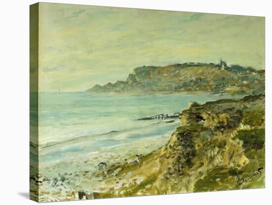 The Cliffs at Saint Adresse; La Falaise De Saint Adresse, 1873-Claude Monet-Stretched Canvas