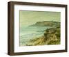 The Cliffs at Saint Adresse; La Falaise De Saint Adresse, 1873-Claude Monet-Framed Giclee Print