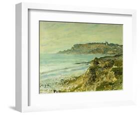 The Cliffs at Saint Adresse; La Falaise De Saint Adresse, 1873-Claude Monet-Framed Giclee Print
