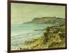 The Cliffs at Saint Adresse-Claude Monet-Framed Giclee Print