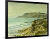 The Cliffs at Saint Adresse-Claude Monet-Framed Giclee Print