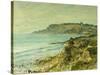 The Cliffs at Saint Adresse-Claude Monet-Stretched Canvas