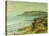 The Cliffs at Saint Adresse-Claude Monet-Stretched Canvas