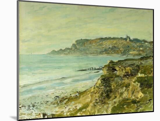 The Cliffs at Saint Adresse-Claude Monet-Mounted Giclee Print