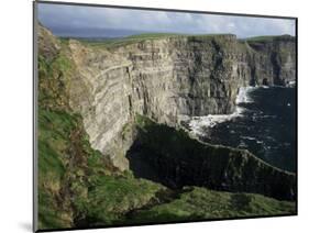 The Cliffs of Moher, Looking Towards Hag's Head from O'Brian's Tower, County Clare, Eire-Gavin Hellier-Mounted Photographic Print