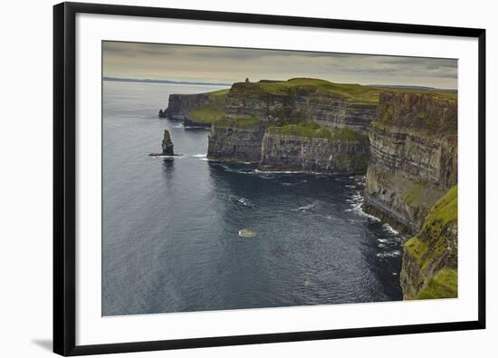 The Cliffs of Moher, near Lahinch, County Clare, Munster, Republic of Ireland, Europe-Nigel Hicks-Framed Photographic Print