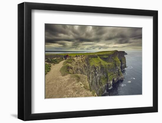 The Cliffs of Moher, near Lahinch, County Clare, Munster, Republic of Ireland, Europe-Nigel Hicks-Framed Photographic Print