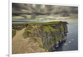 The Cliffs of Moher, near Lahinch, County Clare, Munster, Republic of Ireland, Europe-Nigel Hicks-Framed Photographic Print