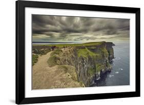 The Cliffs of Moher, near Lahinch, County Clare, Munster, Republic of Ireland, Europe-Nigel Hicks-Framed Photographic Print