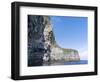 The Cliffs of the Isle of Noss. Shetland, Scotland, Great Britain-Martin Zwick-Framed Photographic Print