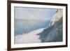 The Cliffs Overlooking the Bay of Honfleur-Georges Seurat-Framed Premium Giclee Print