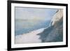 The Cliffs Overlooking the Bay of Honfleur-Georges Seurat-Framed Premium Giclee Print
