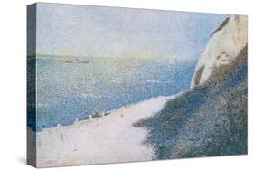 The Cliffs Overlooking the Bay of Honfleur-Georges Seurat-Stretched Canvas
