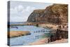 The Cliffs, Staithes-Alfred Robert Quinton-Stretched Canvas