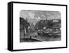The Clifton Suspension Bridge across the River Avon, 1864-null-Framed Stretched Canvas