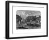 The Clifton Suspension Bridge across the River Avon, 1864-null-Framed Giclee Print