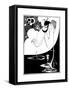 The Climax-Aubrey Beardsley-Framed Stretched Canvas