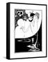 The Climax-Aubrey Beardsley-Framed Stretched Canvas