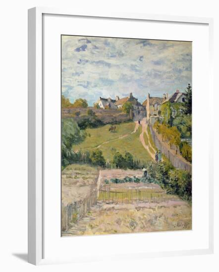 The Climbing Path, 1875-Alfred Sisley-Framed Giclee Print