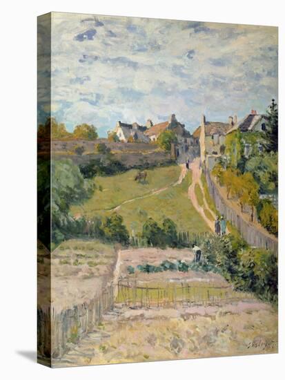 The Climbing Path, 1875-Alfred Sisley-Stretched Canvas