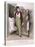 The Clinic of Dr. Robert-Macaire-Honore Daumier-Stretched Canvas