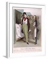 The Clinic of Dr. Robert-Macaire-Honore Daumier-Framed Giclee Print