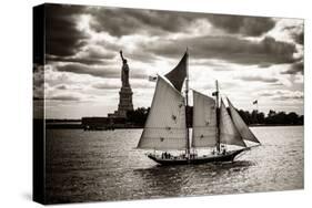 The Clipper and the Liberty-John Brooknam-Stretched Canvas