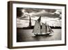 The Clipper and the Liberty-John Brooknam-Framed Art Print