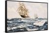 The Clipper 'Fychow' in company-James Brereton-Framed Stretched Canvas
