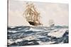 The Clipper 'Fychow' in company-James Brereton-Stretched Canvas