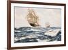 The Clipper 'Fychow' in company-James Brereton-Framed Giclee Print