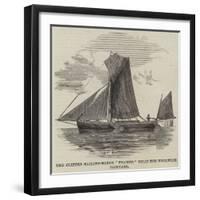 The Clipper Sailing-Barge Thames, Built for Woolwich Dockyard-null-Framed Giclee Print