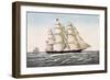 The Clipper Ship "Flying Cloud", Published by Currier and Ives, 1852-null-Framed Giclee Print