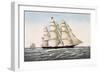 The Clipper Ship "Flying Cloud", Published by Currier and Ives, 1852-null-Framed Giclee Print